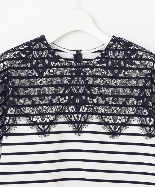 超美品　自由区　【洗える】レース Tシャツ trim_ofcrs_itemc040609cf96c11e