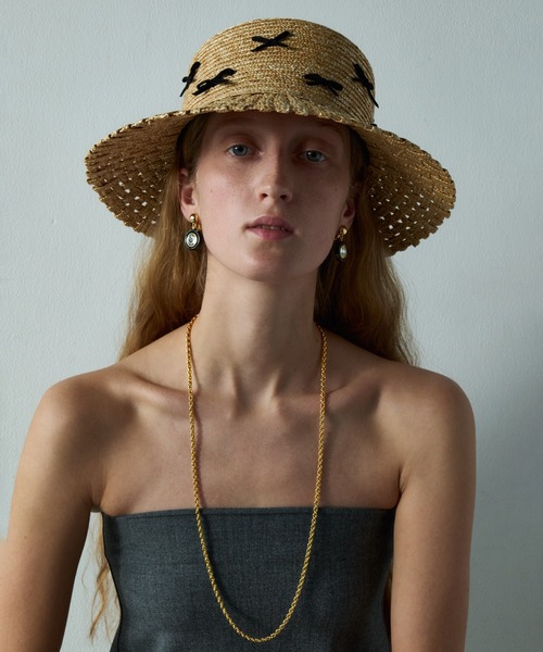 ネックレス 「IRIS 47」gold glass chain necklace BO102 / BO103 / BO104 レディースの画像