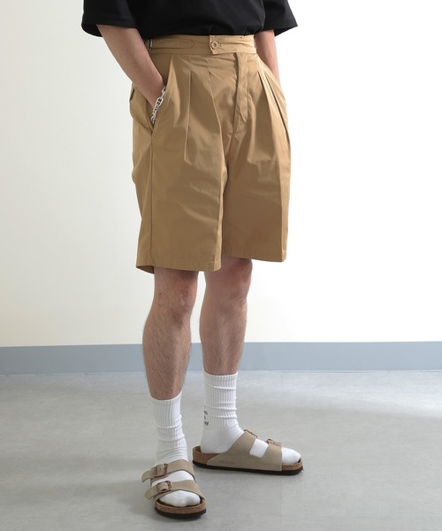 ミリタリーカーゴスカートライクショートパンツ MAISON CLUB カーゴパンツ 「MAISON CLUB」British ARMY TWILL