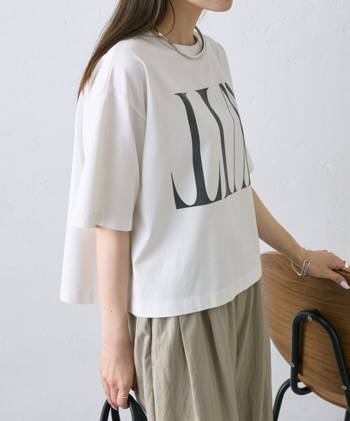 pual ce cin tシャツ Tシャツ リバースロゴプリントTシャツ pual ce cin tシャツ Tシャツ リバースロゴプリントTシャツ