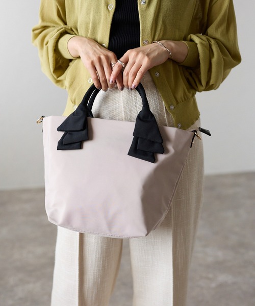 Lien Select トートバッグ パイルオンリボンナイロントートバッグ 中