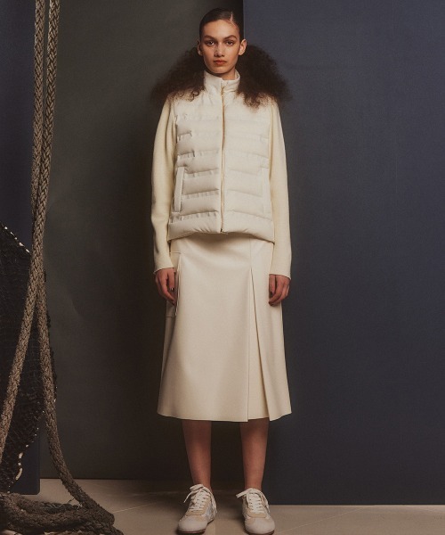 Sov. ダウンコート ダウンジャケット ミラノリブウールダウン