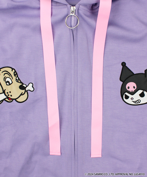 GALFY パーカー 「GALFY/ガルフィー」×「KUROMI/クロミ」みんな