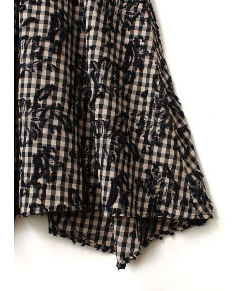 COEL（コエル） スカート チェックジャガードアシメスカート