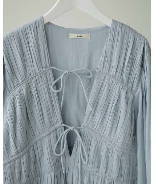 anuke（アンヌーク） ワンピース Cotton Gather Onepiece : ZOZOTOWN