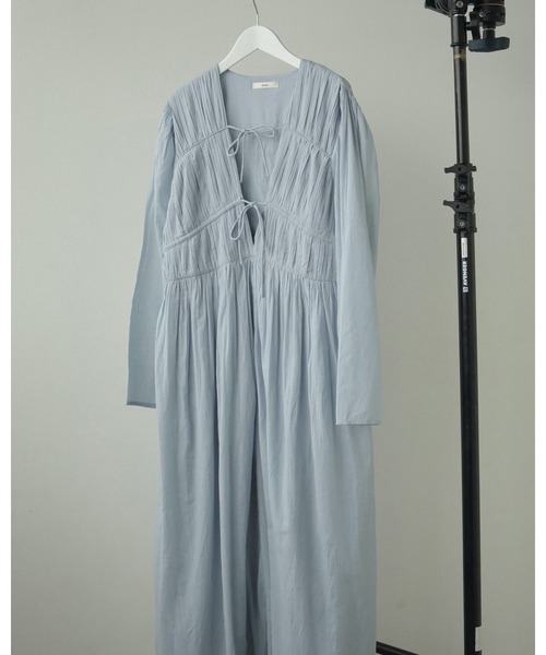 anuke（アンヌーク） ワンピース Cotton Gather Onepiece : ZOZOTOWN