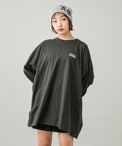 X-girl ニット帽 ニットキャップ PATCHED LOGO BEANIE