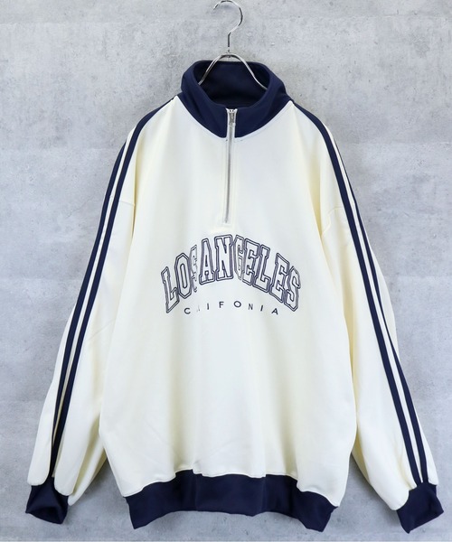 SRL Embroidery zipトラックジャケット【新品未使用】 Anytime Songs（エニータイムソングス） ジャージ half zip track