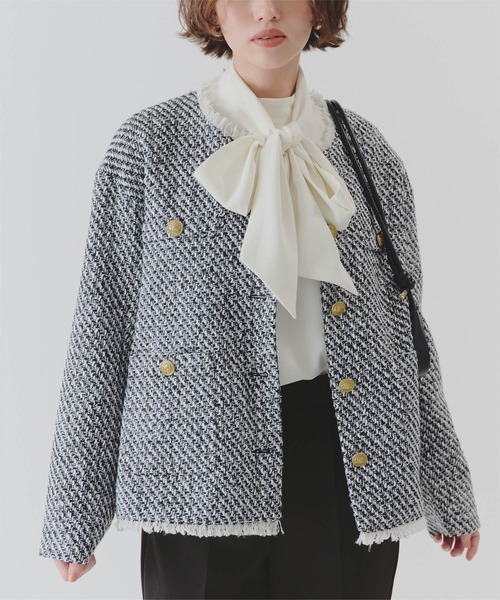 titivate（ティティベイト） ジャケット ノーカラージャケット ノー