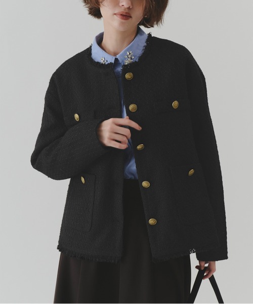 titivate（ティティベイト） ジャケット ノーカラージャケット ノー