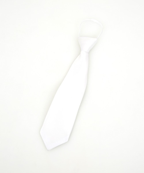 ホワイト ネクタイ ネクタイ an meets zakka ワンタッチショートネクタイ : ZOZOTOWN