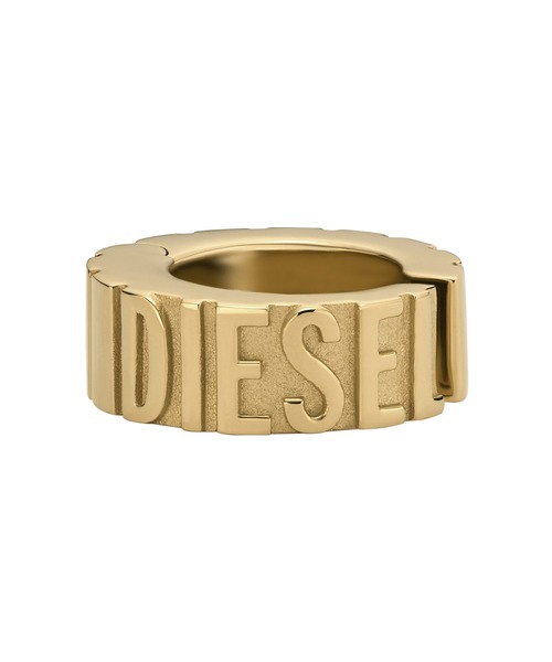 DIESEL ゴールドリング型ピアス ゴールド（金色）系 DIESEL(ディーゼル) ピアス(メンズ) - 海外