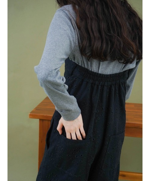 FIKA. オールインワン Denim bare-top all-in-one レディース