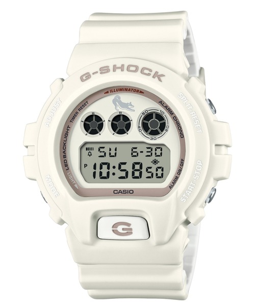 x-girl G-SHOCK デジタル腕時計 ホワイトDW-6900 X-girl（エックスガール）の「X-girl×G-SHOCK DW 6900（アナログ