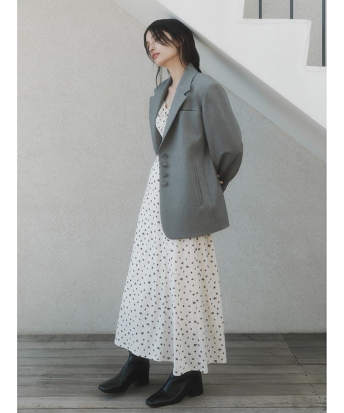 FRAY I.D ワンピース フラワープリントボレロコンビキャミ