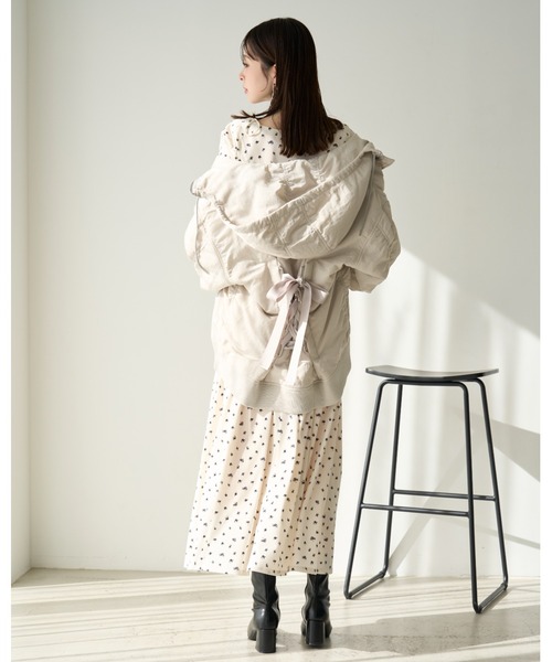 FRAY I.D ワンピース フラワープリントボレロコンビキャミ