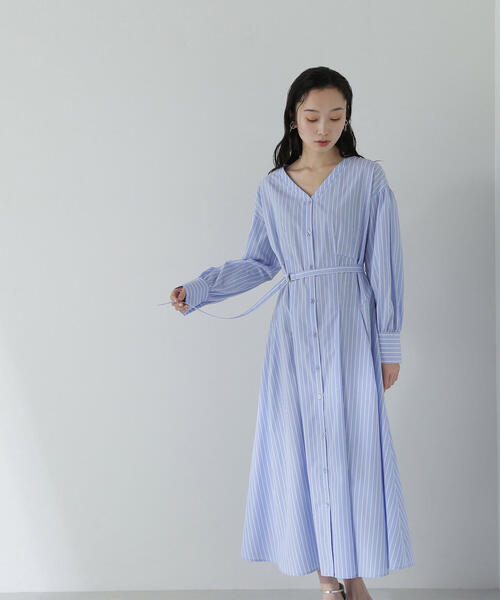 NATURAL BEAUTY BASIC 「NATURAL BASIC」 長袖ワンピース MEDIUM