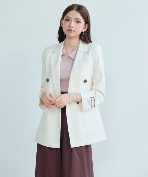 23区 レディーススーツ 38号 テーラージャケット＆スカート DRESS+（ドレスプラス） ジャケット テーラードジャケット スーツ