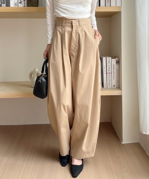 新品未使用 定価以下 タグ付 Lサイズ ブルコ×WAX コラボ チノパン ワンフォークロージング 1111clothing ワイドカーゴパンツ