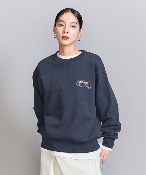新品未使用 ユナイテッドアローズ コットン裏毛カレッジロゴスウェット BEAUTY&YOUTH UNITED ARROWS（ビューティーアンドユース