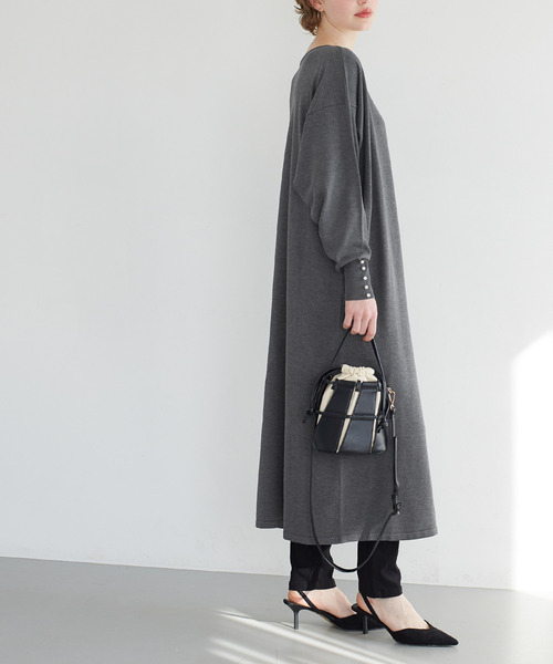 coca（コカ） ワンピース 袖パールニットドレス : ZOZOTOWN Yahoo!店