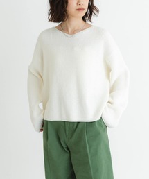 ニット セーター テープヤーンVネック畦ニット レディース｜ZOZOTOWN Yahoo!店