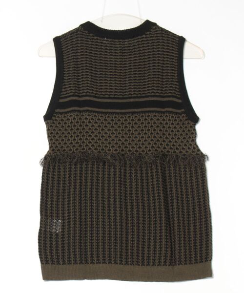 CHIGNON ジャガード編みノースリニット CHIGNON】ジャガード編みノースリニット – LILA & CITTA ONLINE SHOP