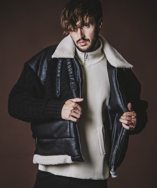 NO ID.（ノーアイディー） ブルゾン ONE SIZE アイボリー メンズ