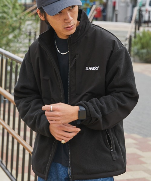 GERRY（ジェリー） ジップアップブルゾン L ブラック メンズ