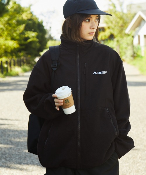 GERRY（ジェリー） ジップアップブルゾン L ブラック メンズ