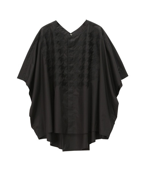 「ZUCCa」 半袖ブラウス M size ブラック レディース ZUCCa 「ZUCCa」 半袖ブラウス M size ブラック レディース
