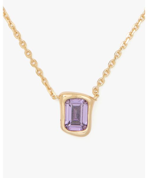 kate spade NEW YORK ネックレス モルテン グラス ペンダント