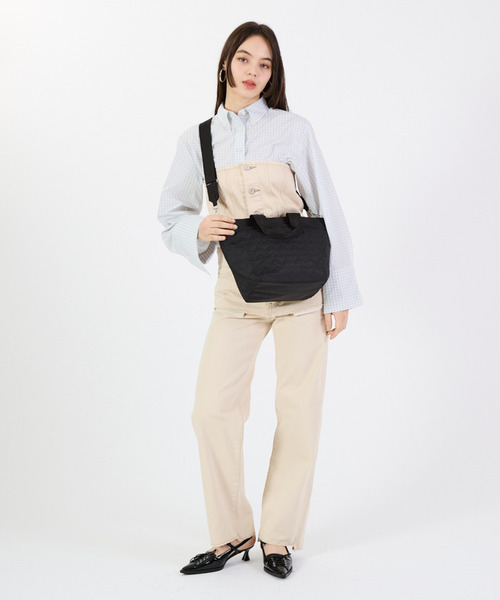 LeSportsac トートバッグ BUCKET TOTE ブラックハートデボス