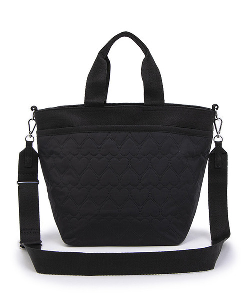 LESPORTSAC レスポートサック ハンドバッグ ブラックハートデボス BUCKET TOTE ブラックハートデボス（トートバッグ）｜LeSportsac
