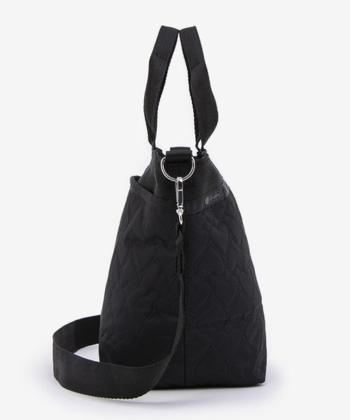 LeSportsac トートバッグ BUCKET TOTE ブラックハートデボス