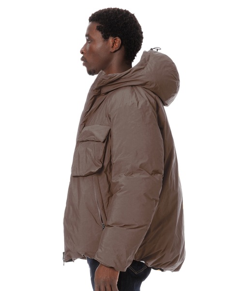 「Sandinista」 ダウンジャケット LARGE ダークブラウン メンズ_画像4