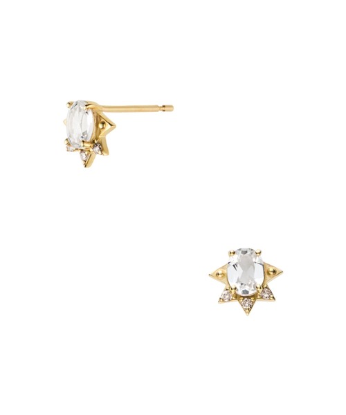 ホワイトトパーズ　ピアス GABA0375__TH ホワイトトパーズ ピアス｜ピアス｜ヴイエー