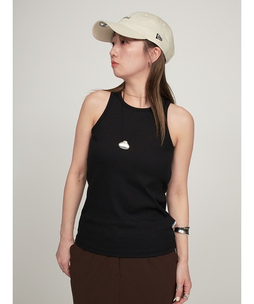 tシャツ カップ付きアメスリタンクトップ レディース