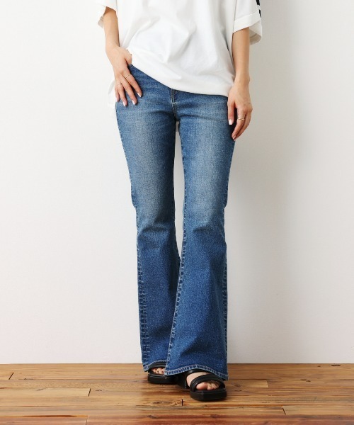 [RODEO CROWNS WIDE BOWL] ботинки cut Denim брюки MEDIUM one woshu женский 