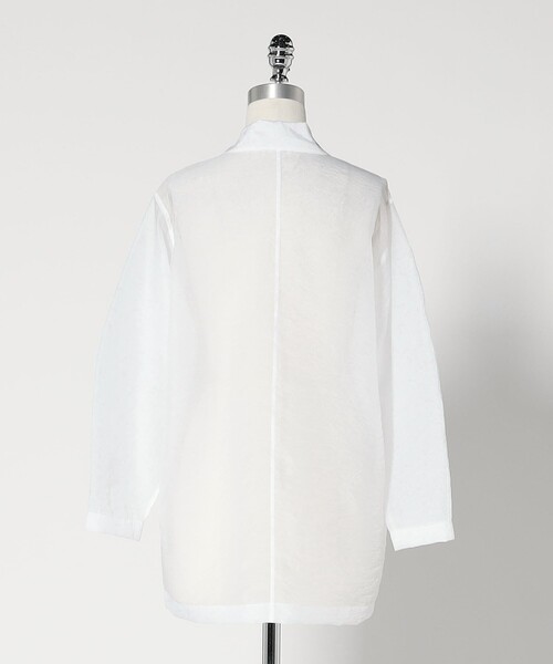 【美品】LOEFFオーガンジーシャツ　S セール】＜LOEFF＞オーガンジー シャツ（シャツ/ブラウス