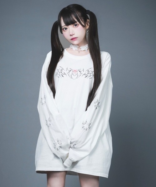 Hauls tシャツ 悪魔ちゃんBIGロンTEE レディース メンズ : ZOZOTOWN