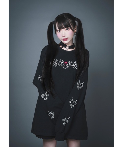 Hauls tシャツ 悪魔ちゃんBIGロンTEE レディース メンズ : ZOZOTOWN
