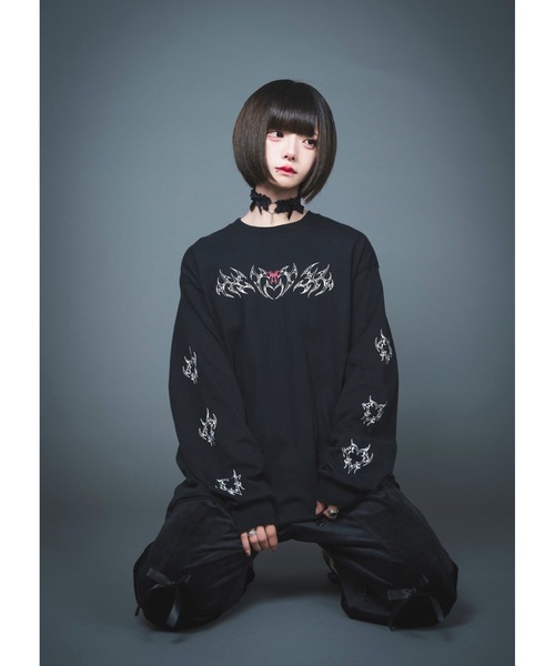 Hauls tシャツ 悪魔ちゃんBIGロンTEE レディース メンズ : ZOZOTOWN