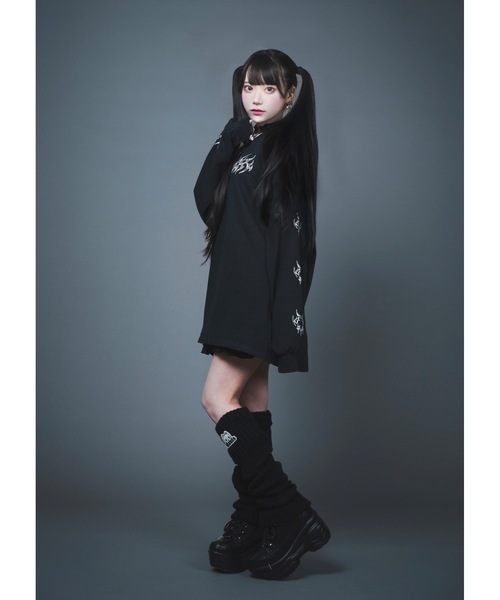 Hauls 悪魔ちゃんBIGロンTEE (ブラック) 悪魔ちゃんBIGロンTEE | Hauls