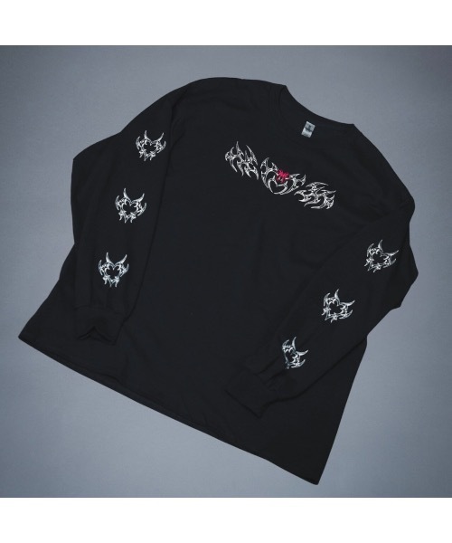 Hauls tシャツ 悪魔ちゃんBIGロンTEE(ホワイト) レディース : ZOZOTOWN