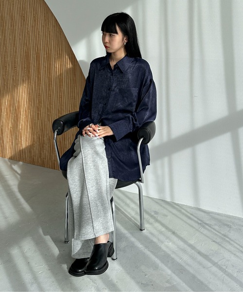 「feepur」 ドルマンスリーブシャツ MEDIUM マスタード レディース