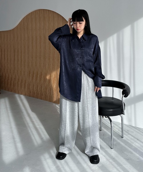 「feepur」 ドルマンスリーブシャツ MEDIUM マスタード レディース