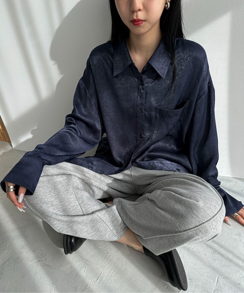 「feepur」 ドルマンスリーブシャツ MEDIUM マスタード レディース