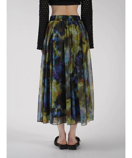 スカート NUANCE PRINT SHEER TULLE SKIRT : ZOZOTOWN Yahoo!店 - 通販