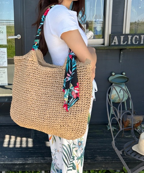 Loco Ocean（ロコオーシャン） トートバッグ 「ボタニカル柄」バンダナ